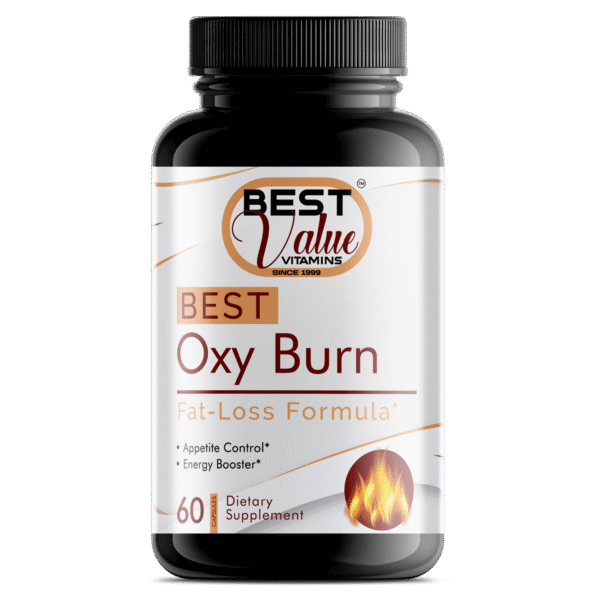 supplement bottle for oxy burn vitamin