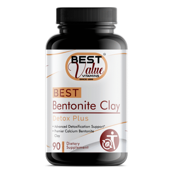 bottle of bentonite clay