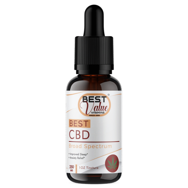 CBD Broad Spectrum (in Hemp Oil) – 250mg (1oz Tincture)