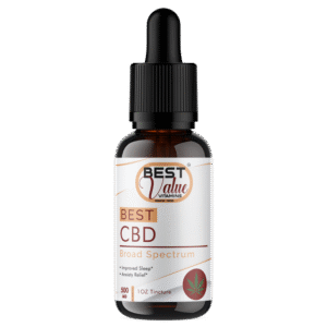 CBD Broad Spectrum (in Hemp Oil) – 500mg (1oz Tincture)