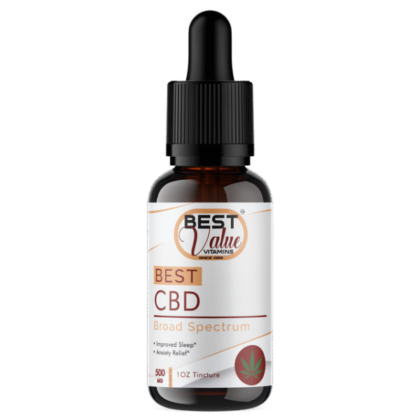 CBD Broad Spectrum (in Hemp Oil) – 500mg (1oz Tincture)