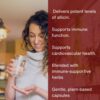 Copy of woman-taking-vitamins Allicin Complex Formula
