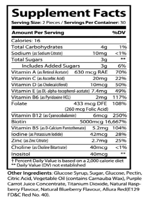 Hair Vitamin Gummies