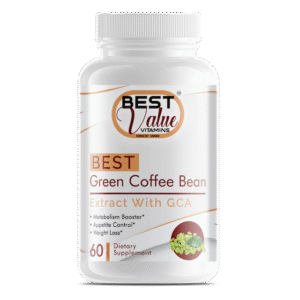 bottle of green coffee bean