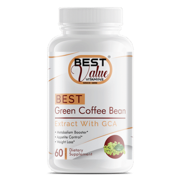bottle of green coffee bean