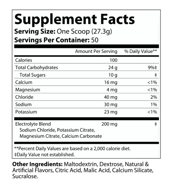 Recovery Carb + Electrolyte Summer Punch 1365g